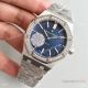 Audemars Piguet ROYAL OAK 3120 Replica Watch SS Blue Face Diamond Bezel (3)_th.jpg